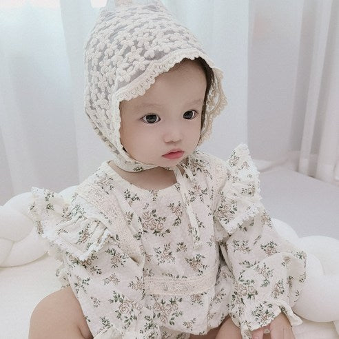 Baths dus infant newborn baby girl baby Alyssa Rose suit set hundred days stone shooting suit space suit dress dress