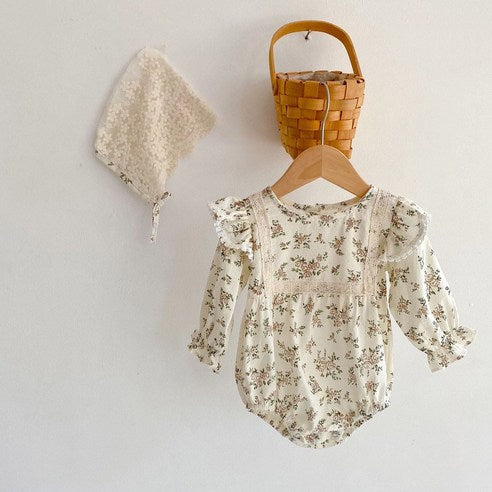 Baths dus infant newborn baby girl baby Alyssa Rose suit set hundred days stone shooting suit space suit dress dress