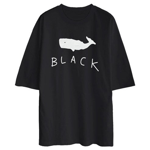 Moon Collection Part 5 Overfit Whale Short Sleeve Tee