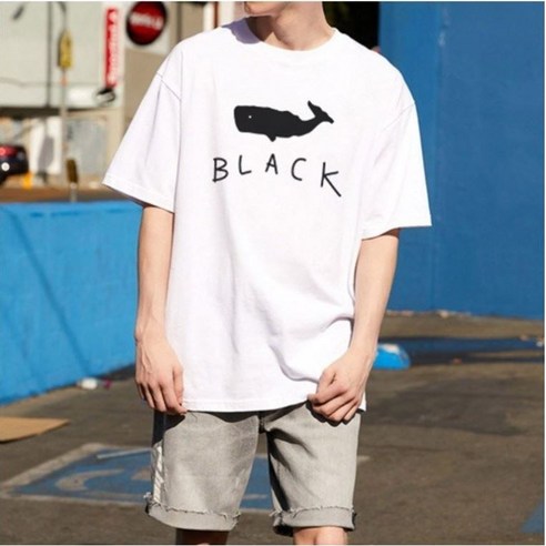 Moon Collection Part 5 Overfit Whale Short Sleeve Tee