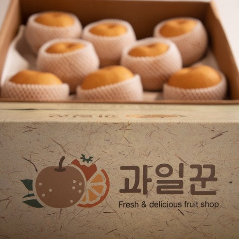 Fruit Man, Direct Delivery Naju Pear, 3kg 8 pieces for home use..., 1 box