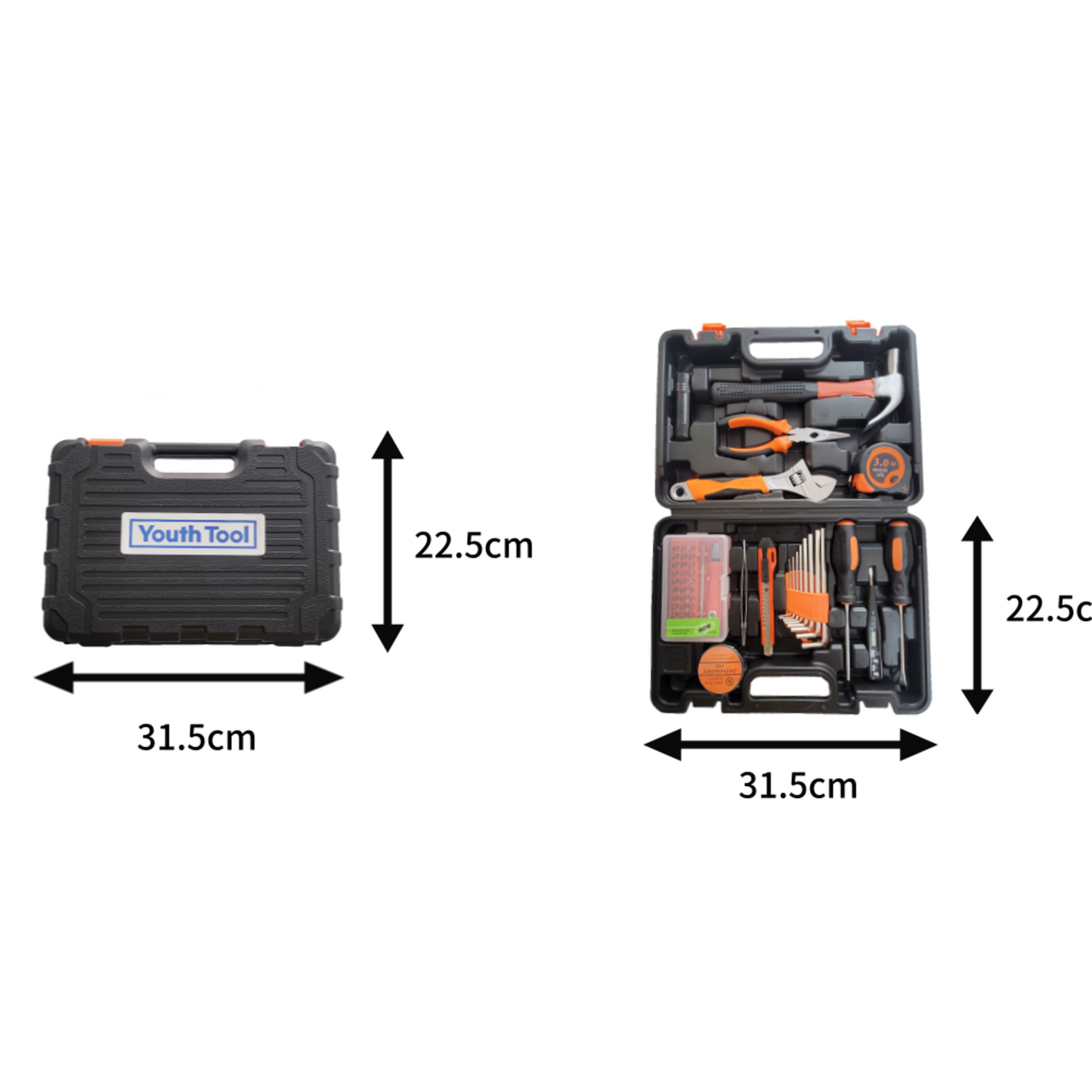 YUSTOOL Hand Tool Set Home Commercial Tool Set 52pcs