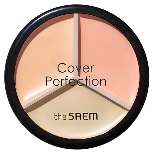 The Saem Cover Perfection Triple Pot Concealer 13.5g, 03 Correct Up Bay..., 1ea