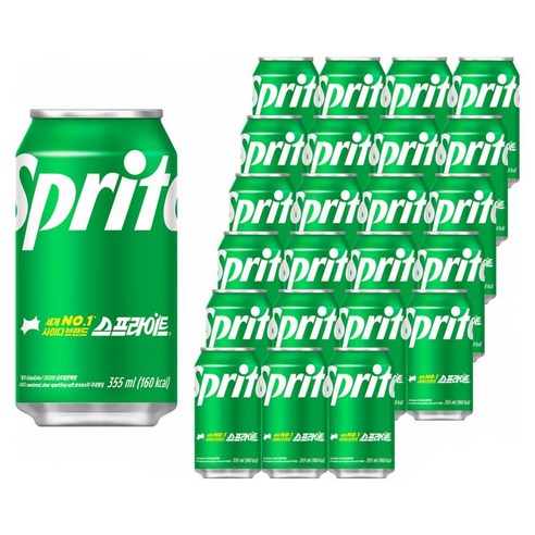 Sprite cans, 355ml, 24 count