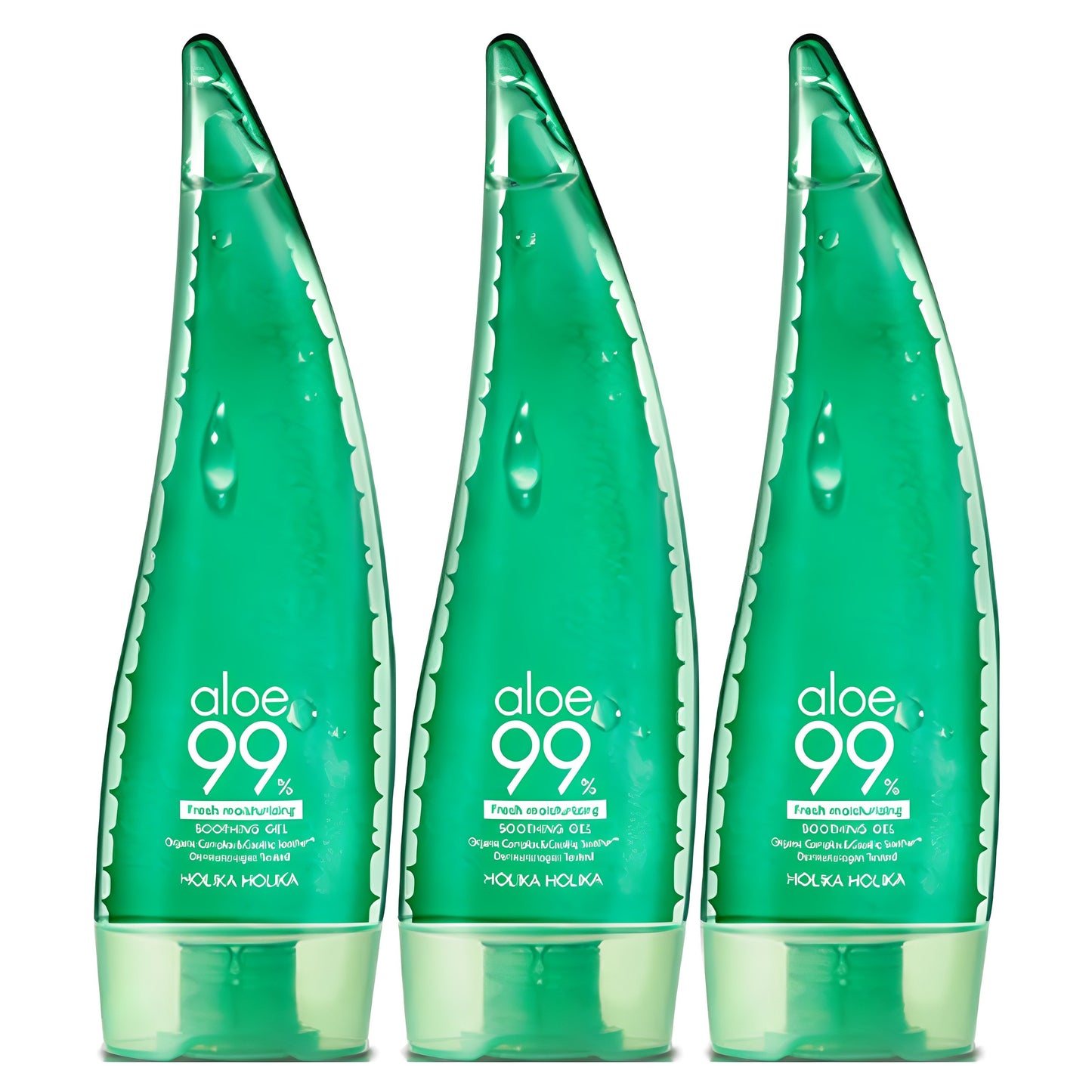 Holika Holika Aloe 99% Soothing Gel, 250ml, 3 Gels