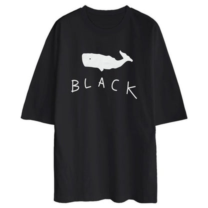 Moon Collection Part 5 Overfit Whale Short Sleeve Tee