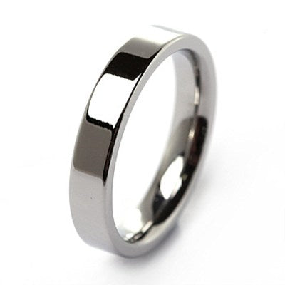 M-Style 4mm Round Surgical Steel Ring MEN'S RING