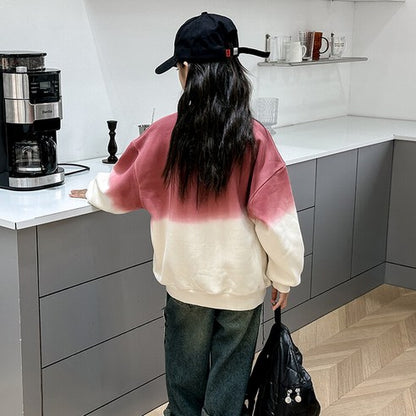 Milk bonbon elementary school junior high school girl girl sweatshirt