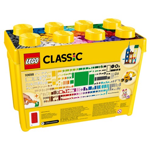 LEGO Classic Large Building Box 10698, Mixed Color, 1 Box